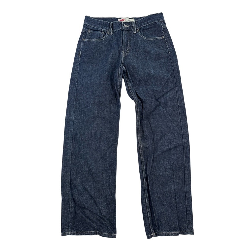 Levis 550 Relaxed Fit Jeans Dark Wash Denim Size 16 Reg 28x28